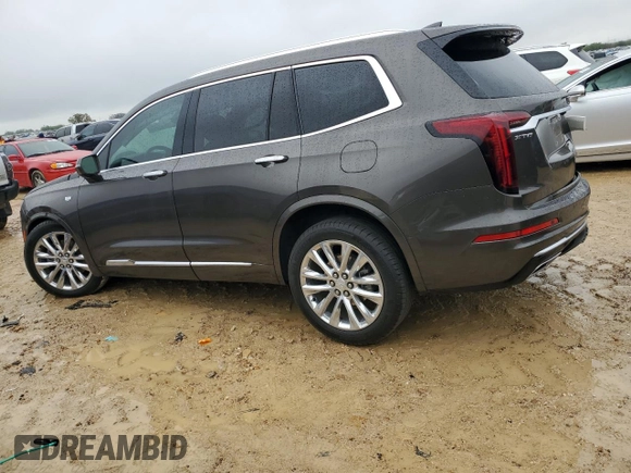 2020 Cadillac XT6 FWD Premium Luxury with VIN 1GYKPCRS5LZ225809, listed as a Copart auction lot 50485045 with 19,821 mi miles and Salvage title. Bid and sale history available at DreamBid. Image 2.