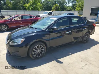 2019 Nissan Sentra S z VIN 3N1AB7AP7KY355780, wystawiony jako Copart lot #55890825 z przebiegiem 94 147 mil mil oraz Szkoda całkowita • Salvage title. Historia ofert i sprzedaży dostępna na DreamBid. Obrazek 1.
