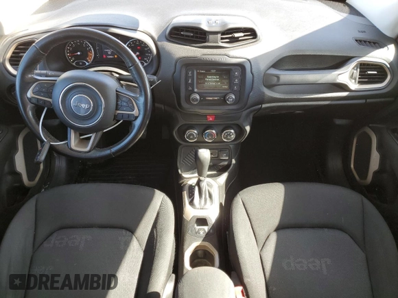 2017 Jeep Renegade Latitude with VIN ZACCJABB4HPG67092, listed as a Copart auction lot 42410215 with 122,085 mi miles and Salvage Title. Bid and sale history available at carsss.com. Image 8.