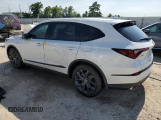 2024 Acura MDX w/A-Spec Package with VIN 5J8YE1H02RL021511, listed as a Copart auction lot 54641844 with 0 mi miles and Salvage Title. Bid and sale history available at carsss.com. Image 2.