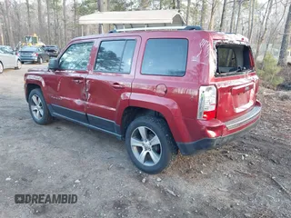 2017 Jeep Patriot High Altitude with VIN 1C4NJPFA5HD166689, listed as a IAAI auction lot 41768927 with 74,592 mi miles and . Bid and sale history available at carsss.com. Image 3.