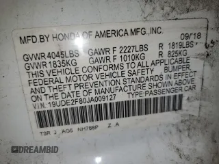 2018 Acura ILX Premium z VIN 19UDE2F80JA009127, wystawiony jako Copart lot #57290955 z przebiegiem 91 651 mil mil oraz Szkody całkowita. Historia ofert i sprzedaży dostępna na DreamBid. Obrazek 12.