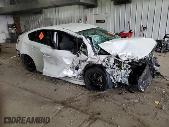 2012 Toyota Prius One with VIN JTDKN3DU5C5386737, listed as a Copart auction lot 54217195 with Not Provided miles and Non Repairable. Bid and sale history available at DreamBid. Image 4.