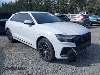 2023 Audi Q8 Premium Plus z VIN WA1EVBF17PD021816, wystawiony jako IAAI lot #42024241 z przebiegiem 26 240 mil mil oraz . Historia ofert i sprzedaży dostępna na DreamBid. Obrazek 1.