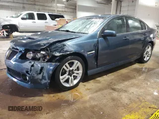 2009 Pontiac G8 with VIN 6G2ER57789L161792, listed as a Copart auction lot 43455795 with 127,236 mi miles and Salvage Title. Bid and sale history available at DreamBid. Image 1.