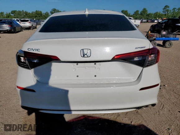 2023 Honda Civic Sport with VIN 2HGFE2F57PH511027, listed as a Copart auction lot 62703695 with 33,899 mi miles and Salvage title. Bid and sale history available at DreamBid. Image 6.