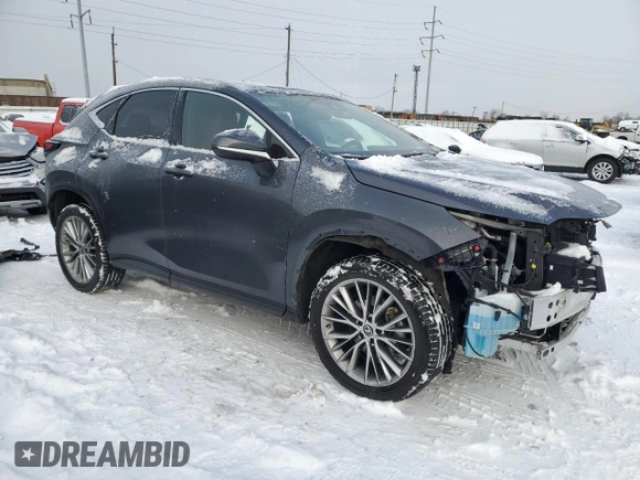 2023 Lexus NX with VIN 2T2GKCEZ0PC010167, listed as a Copart auction lot 87414864 with 19,752 mi miles and Salvage Title. Bid and sale history available at carsss.com. Image 4.
