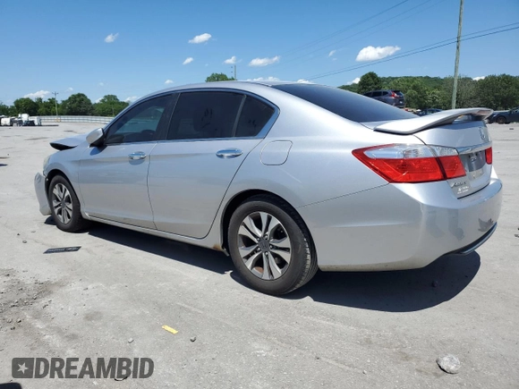 2013 Honda Accord LX z VIN 1HGCR2F36DA110827, wystawiony jako Copart lot #57913605 z przebiegiem 74 768 mil mil oraz Szkoda całkowita • Salvage title. Historia ofert i sprzedaży dostępna na DreamBid. Obrazek 2.
