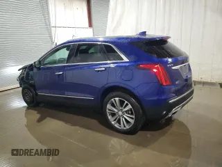 2024 Cadillac XT5 FWD Premium Luxury with VIN 1GYKNCR46RZ736123, listed as a Copart auction lot 81238894 with 12,407 mi miles and Clean Title. Bid and sale history available at carsss.com. Image 2.