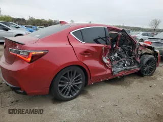 2022 Acura ILX Premium with VIN 19UDE2F86NA000339, listed as a Copart auction lot 52875205 with 36,415 mi miles and Salvage title. Bid and sale history available at DreamBid. Image 3.