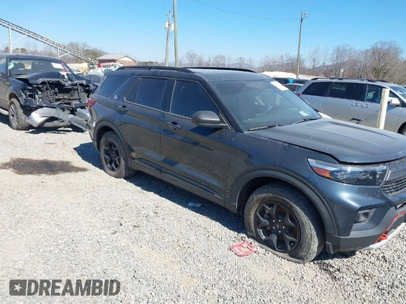 2022 Ford Explorer Timberline with VIN 1FMSK8JH4NGB66974, listed as a IAAI auction lot 41685067 with 91,631 mi miles. Bid and sale history available at carsss.com. Image 1.