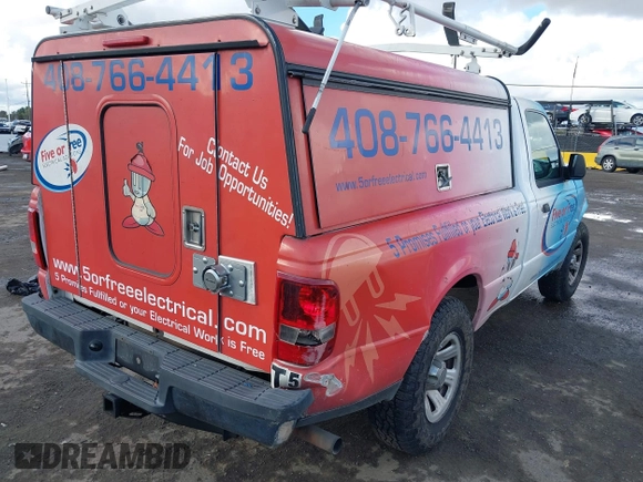 2009 Ford Ranger XL z VIN 1FTYR10DX9PA25560, wystawiony jako IAAI lot #41239225 z przebiegiem 262 920 mil mil oraz . Historia ofert i sprzedaży dostępna na DreamBid. Obrazek 4.