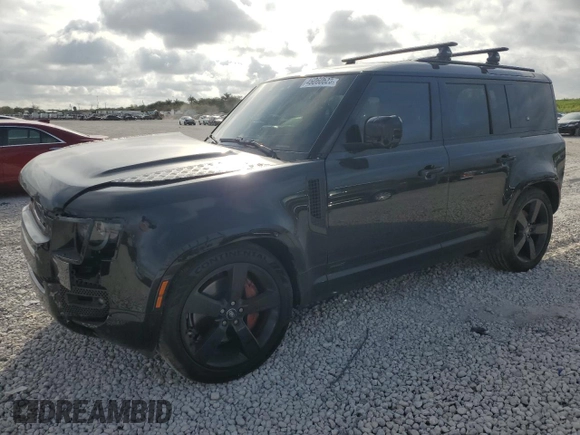 2024 Land Rover Defender X with VIN SALEXEEU0R2261987, listed as a Copart auction lot 46060625 with 5,062 mi miles and Salvage title. Bid and sale history available at DreamBid. Image 1.