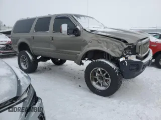 2003 Ford Excursion Limited z VIN 1FMSU43P53EB56437, wystawiony jako Copart lot #87789995 z przebiegiem 161 571 mil mil oraz Czysty tytuł • Clean title. Historia ofert i sprzedaży dostępna na DreamBid. Obrazek 4.