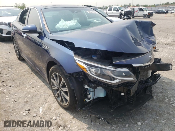 2019 Kia Optima LX with VIN 5XXGT4L31KG319878, listed as a Copart auction lot 52647693 with 48,665 mi miles and Salvage Title. Bid and sale history available at carsss.com. Image 4.