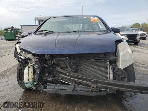 2012 Nissan Sentra S with VIN 3N1AB6AP3CL665689, listed as a Copart auction lot 53445155 with Not Provided miles and Salvage Title. Bid and sale history available at DreamBid. Image 5.