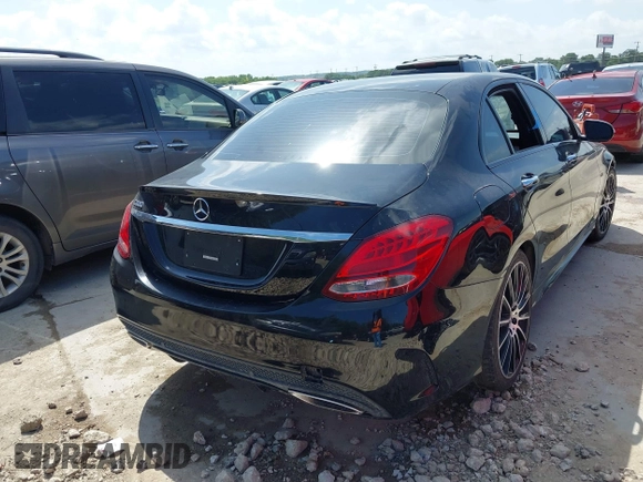 2017 Mercedes-Benz C 300 with VIN 55SWF4JB0HU223456, listed as a IAAI auction lot 42571335 with 73,673 mi miles and . Bid and sale history available at DreamBid. Image 4.