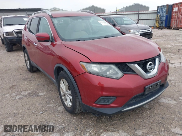 2016 Nissan Rogue SL with VIN 5N1AT2MT5GC745262, listed as a IAAI auction lot 41271388 with 122,696 mi miles. Bid and sale history available at carsss.com. Image 1.