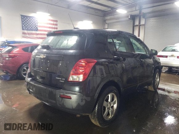 2016 Chevrolet Trax LS with VIN KL7CJNSB3GB545871, listed as a Copart auction lot 47133575 with 101,693 mi miles and Salvage Title. Bid and sale history available at carsss.com. Image 3.