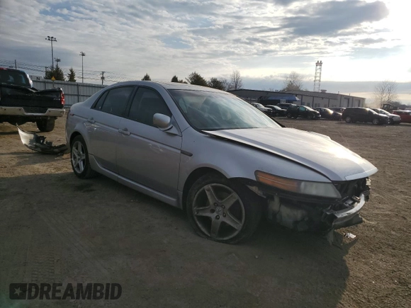 2006 Acura TL with VIN 19UUA66246A077307, listed as a Copart auction lot 47275475 with 210,384 mi miles and Salvage Title. Bid and sale history available at carsss.com. Image 4.
