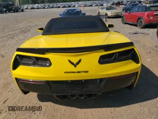 2016 Chevrolet Corvette 3LT with VIN 1G1YF3D71G5109857, listed as a Copart auction lot 69100414 with 63,216 mi miles and Salvage Title. Bid and sale history available at carsss.com. Image 6.