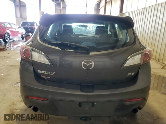 2010 Mazda 3 S Sport with VIN JM1BL1H67A1111168, listed as a Copart auction lot 56281605 with 177,335 mi miles and Salvage Title. Bid and sale history available at DreamBid. Image 6.