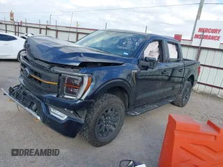 2023 Ford F-150 XL with VIN 1FTEW1E85PFC77839, listed as a IAAI auction lot 41500004 with 26,707 mi miles. Bid and sale history available at carsss.com. Image 17.