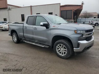2019 Chevrolet Silverado 1500 LT with VIN 1GCRYDEDXKZ375525, listed as a Copart auction lot 46784745 with 0 mi miles and Salvage Title. Bid and sale history available at carsss.com. Image 4.
