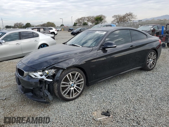2015 BMW 4 Series 428i z VIN WBA3N7C55FK222137, wystawiony jako Copart lot #47128565 z przebiegiem 116 340 mil mil oraz Szkoda całkowita • Salvage title. Historia ofert i sprzedaży dostępna na DreamBid. Obrazek 1.