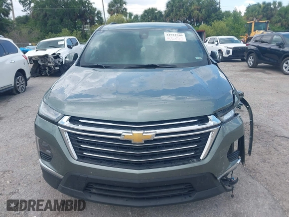 2023 Chevrolet Traverse LT Cloth z VIN 1GNERGKW6PJ110388, wystawiony jako IAAI lot #41922769 z przebiegiem 59 186 mil mil oraz . Historia ofert i sprzedaży dostępna na DreamBid. Obrazek 13.