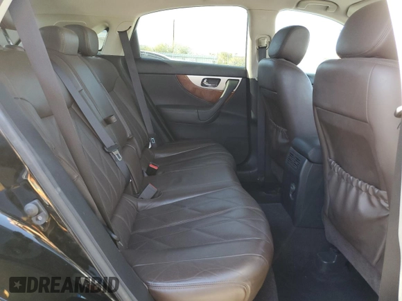 2016 Infiniti QX70 with VIN JN8CS1MU4GM670913, listed as a Copart auction lot 44271595 with 66,151 mi miles and Salvage title. Bid and sale history available at DreamBid. Image 11.