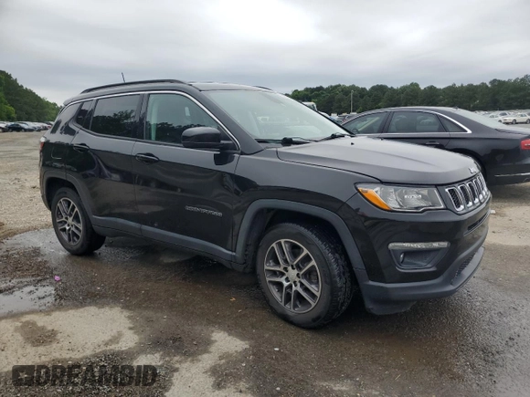 2017 Jeep Compass Latitude with VIN 3C4NJCBB3HT611495, listed as a Copart auction lot 55950525 with 66,051 mi miles and Non repairable. Bid and sale history available at DreamBid. Image 4.