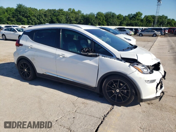 2020 Chevrolet Bolt EV Premier with VIN 1G1FZ6S00L4145156, listed as a Copart auction lot 59039905 with 48,756 mi miles and Salvage title. Bid and sale history available at DreamBid. Image 4.