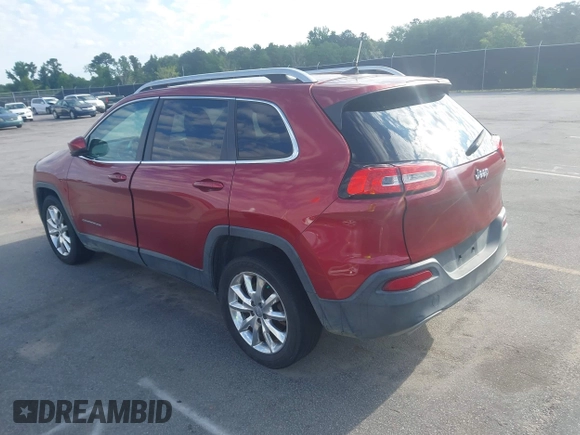 2016 Jeep Cherokee Limited with VIN 1C4PJLDSXGW127497, listed as a IAAI auction lot 42173536 with 240,866 mi miles and . Bid and sale history available at DreamBid. Image 3.