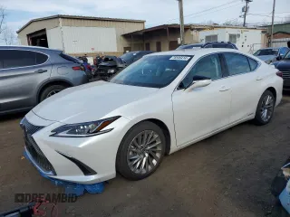 2021 Lexus ES 300h Luxury with VIN 58AEA1C13MU010358, listed as a Copart auction lot 78596414 with 23,591 mi miles and Salvage title. Bid and sale history available at DreamBid. Image 1.