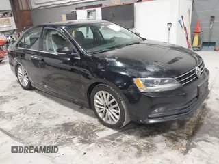 2016 Volkswagen Jetta Sedan 1.8T SEL with VIN 3VWL17AJ9GM223412, listed as a IAAI auction lot 41563826 with 112,463 mi miles. Bid and sale history available at carsss.com. Image 1.