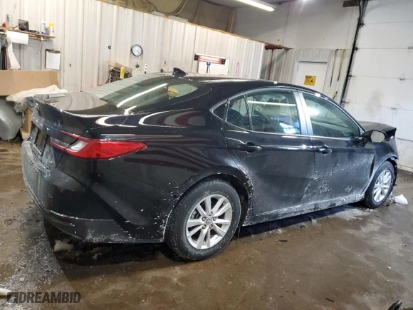 2025 Toyota Camry LE with VIN 4T1DAACK6SU500429, listed as a Copart auction lot 46116275 with 791 mi miles and Salvage Title. Bid and sale history available at carsss.com. Image 3.