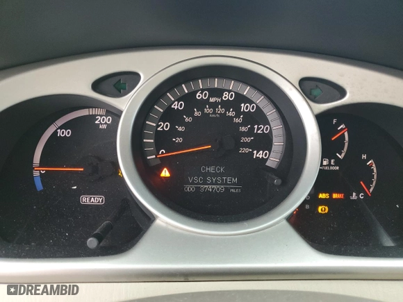 2007 Toyota Highlander Hybrid w/3rd Row with VIN JTEEW21A370039971, listed as a Copart auction lot 48307205 with 374,709 mi miles and Salvage Title. Bid and sale history available at carsss.com. Image 9.