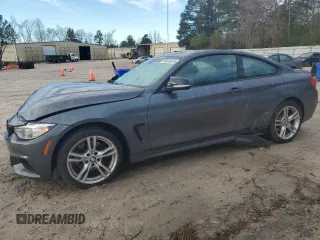 2015 BMW 4 Series 428i xDrive with VIN WBA3N5C59FK198817, listed as a Copart auction lot 50234525 with 134,233 mi miles and Salvage Title. Bid and sale history available at carsss.com. Image 1.