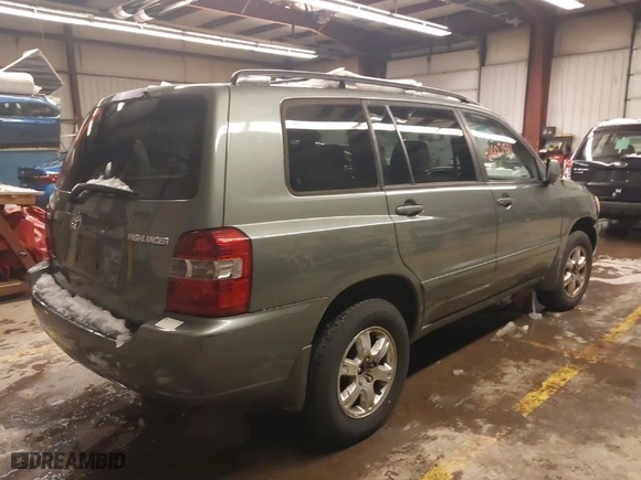 2007 Toyota Highlander w/3rd Row with VIN JTEEP21A870225356, listed as a IAAI auction lot 41602511 with 186,254 mi miles. Bid and sale history available at carsss.com. Image 4.
