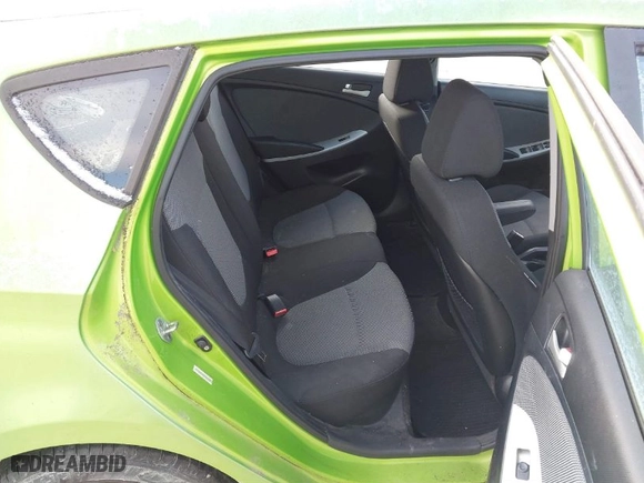 2012 Hyundai Accent GS with VIN KMHCT5AE9CU039285, listed as a IAAI auction lot 41543320 with 73,564 mi miles. Bid and sale history available at carsss.com. Image 8.