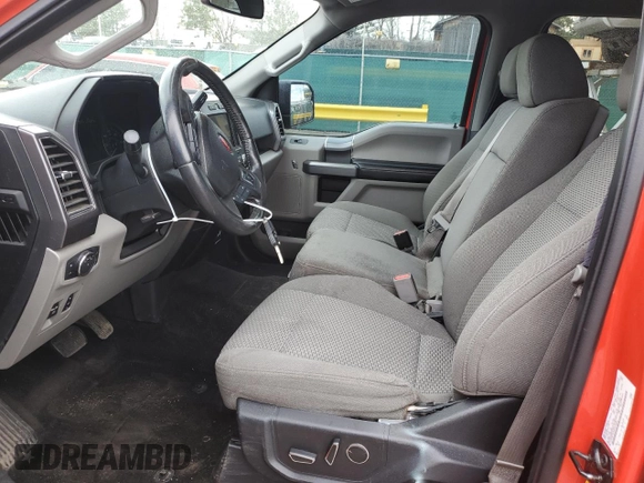 2017 Ford F-150 XL with VIN 1FTEW1EP9HKE18282, listed as a Copart auction lot 49731375 with 106,717 mi miles and Salvage Title. Bid and sale history available at carsss.com. Image 7.