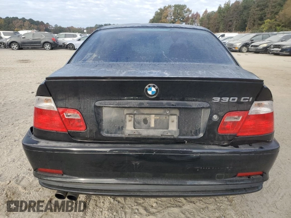 2002 BMW 3 Series 330Ci with VIN WBABN53412JU38302, listed as a Copart auction lot 78686164 with 218,806 mi miles and Clean Title. Bid and sale history available at DreamBid. Image 6.
