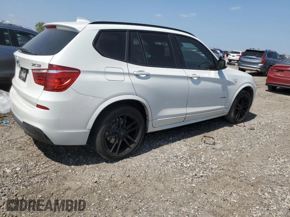 2014 BMW X3 xDrive35i with VIN 5UXWX7C51E0E76059, listed as a Copart auction lot 53541045 with 120,915 mi miles and Clean Title. Bid and sale history available at DreamBid. Image 3.