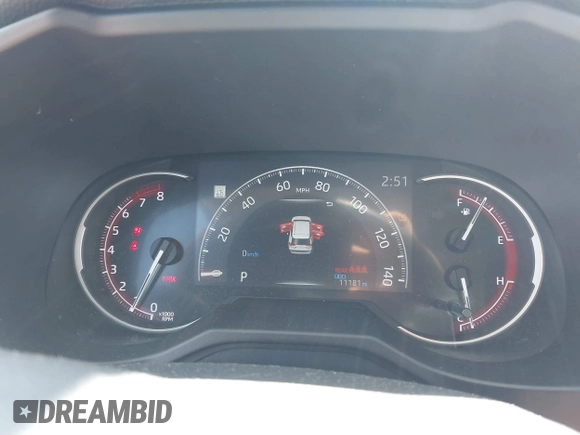 2023 Toyota RAV4 LE with VIN 2T3H1RFV5PC227358, listed as a IAAI auction lot 41422626 with 11,181 mi miles and . Bid and sale history available at DreamBid. Image 7.
