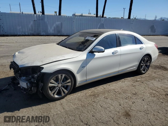 2017 Mercedes-Benz S 550e with VIN WDDUG6DB0HA316490, listed as a Copart auction lot 68325094 with Not Provided miles and Salvage Title. Bid and sale history available at DreamBid. Image 1.