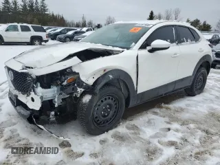 2021 Mazda CX-30 Preferred with VIN 3MVDMBCL2MM244256, listed as a Copart auction lot 44187995 with 0 mi miles and Salvage Title. Bid and sale history available at carsss.com. Image 1.
