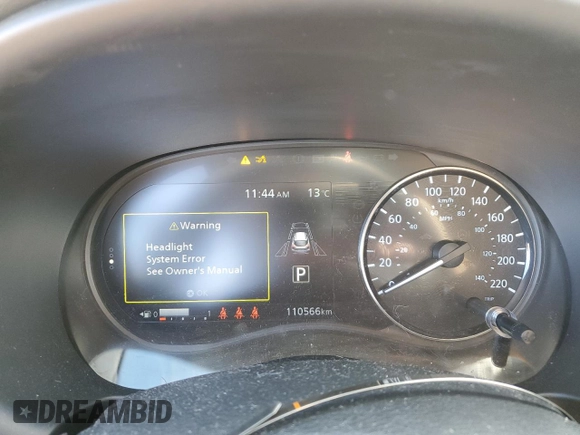 2021 Nissan Kicks SR with VIN 3N1CP5DV1ML558138, listed as a Copart auction lot 49273895 with 110,566 mi miles and Salvage Title. Bid and sale history available at DreamBid. Image 9.