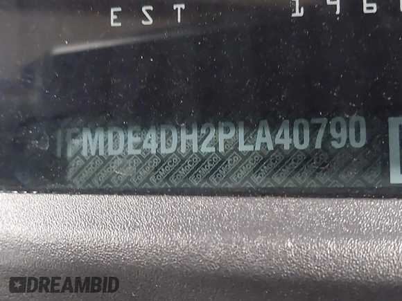 2023 Ford Bronco z VIN 1FMDE4DH2PLA40790, wystawiony jako IAAI lot #41734806 z przebiegiem 19 913 mil mil oraz . Historia ofert i sprzedaży dostępna na DreamBid. Obrazek 9.