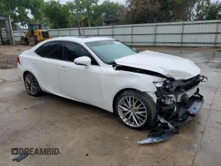 2015 Lexus IS 250 with VIN JTHCF1D23F5020735, listed as a Copart auction lot 53811225 with 100,053 mi miles and Salvage Title. Bid and sale history available at DreamBid. Image 4.